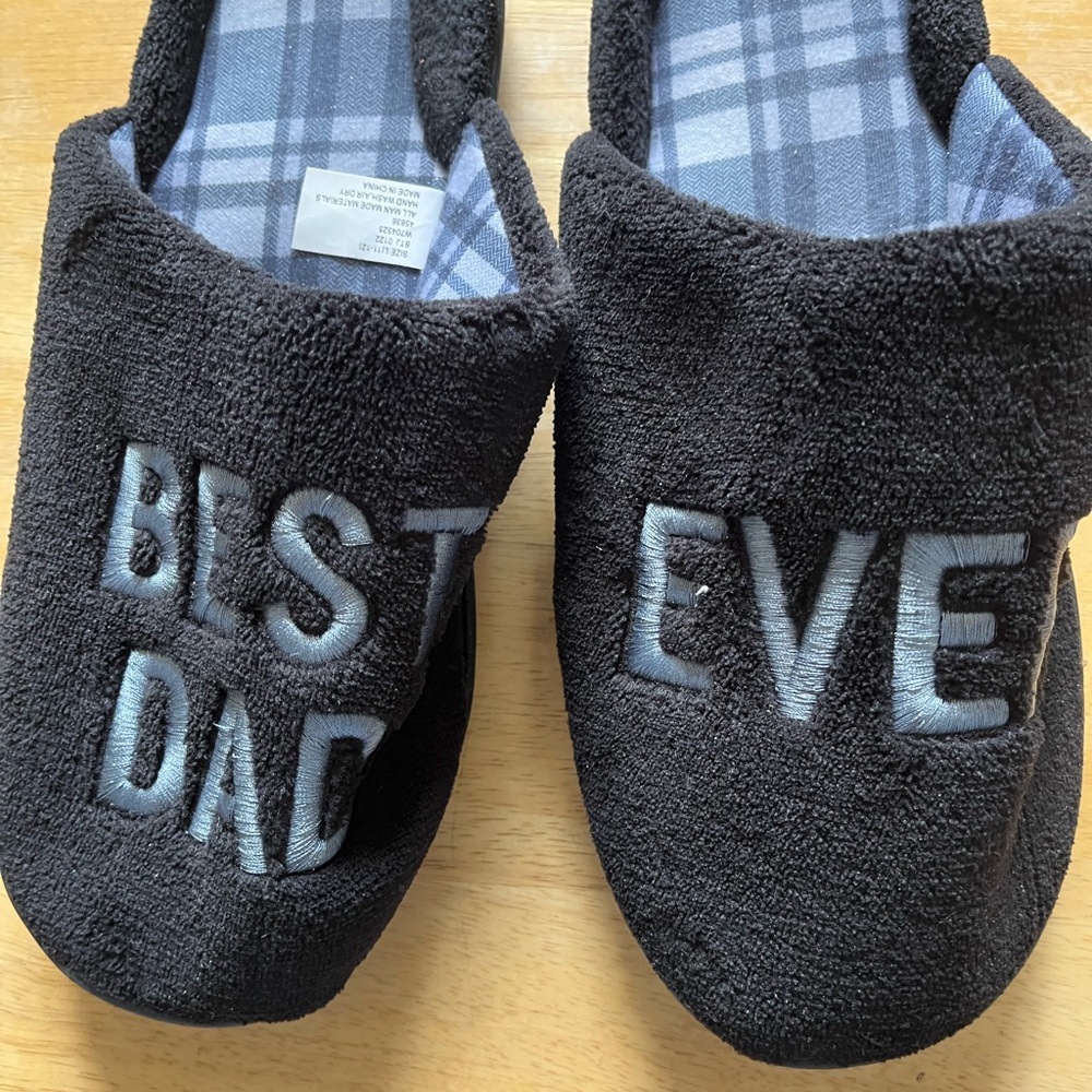 Cozy Black Kids Slippers